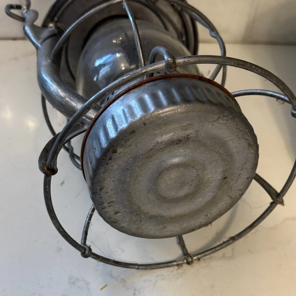 Vintage Dietz Vesta Railroad Lantern - New York USA - Industrial Decor